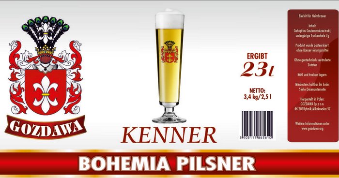 Набори для саморобного пива Bohemia Pilsner
