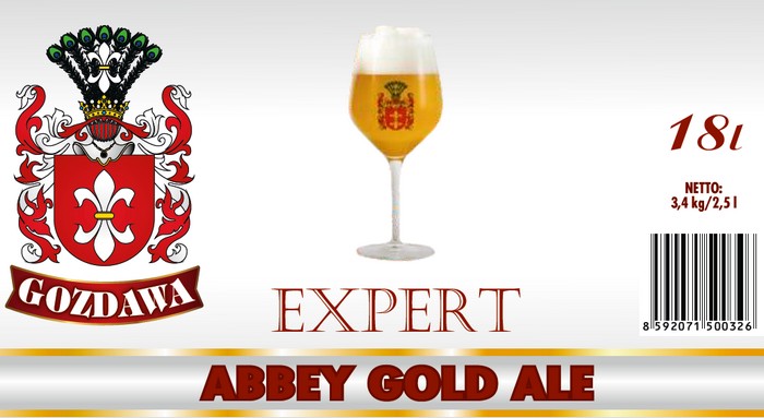 Sada pre domáce piva Abbey Gold Ale