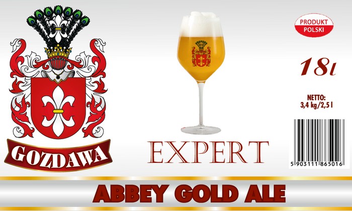 Kit per la produzione di birra a casa Abbey Gold Ale