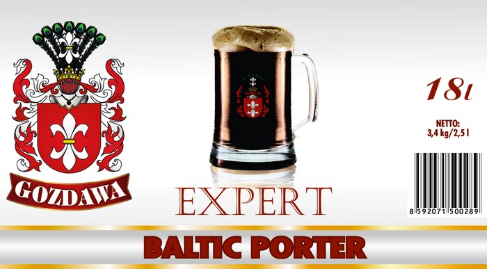 Sada pre domáce piva Baltic Porter