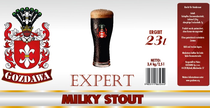 Kits for making beer at home Milky Stout