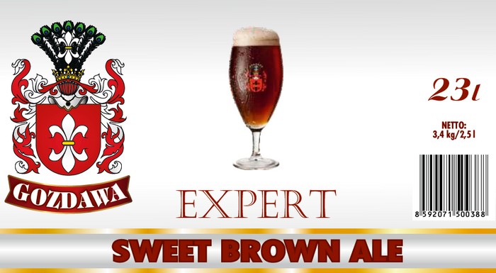 Sada pre domáce piva Sweet Brown Ale