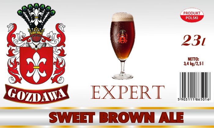 Zestaw do domowej produkcji piwa Sweet Brown Ale
