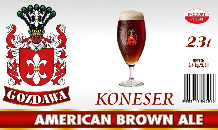Zestaw do domowego wyrobu piwa American Brown Ale