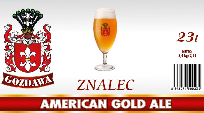 Sada pre domáce piva American Gold Ale