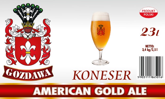Zestaw do domowego wyrobu piwa American Gold Ale