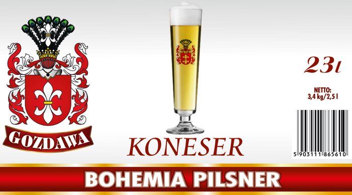 Zestaw do domowego wyrobu piwa Bohemia Pilsner