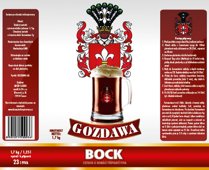 Sada pre domáce piva Bock