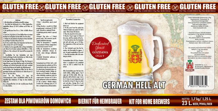 SENZA GLUTINE Kit per la produzione di birra a casa