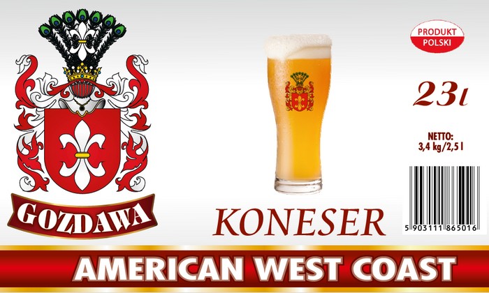 Kit per la produzione di birra a casa American West Coast